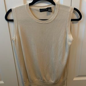 Beige Liz Claiborne sweater vest